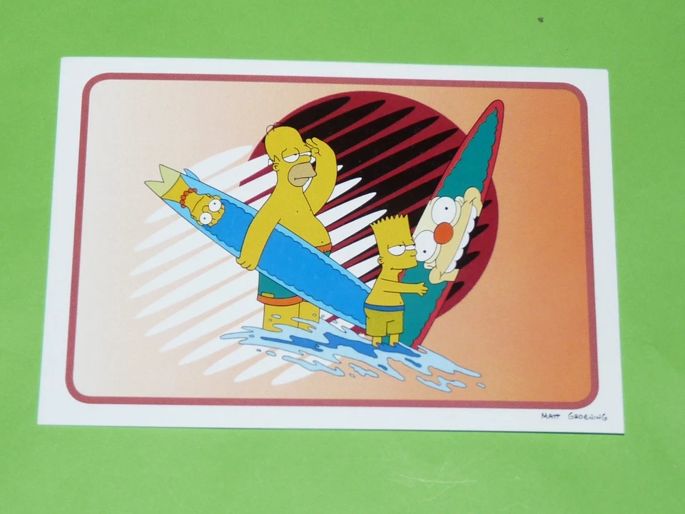 PANINI THE SIMPSONS 2012 MATT GROENING HOMER MARGE BART LISA SPRINGFIELD #107 - Photo 1/1
