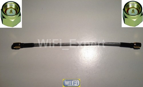 1 x SMA Male to SMA Male Plug Pigtail flexible Jumper Cable RG402 4-36 INCHES US - Picture 2 of 5