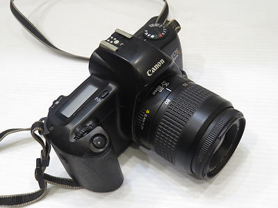 Canon EOS Rebel S 35mm film camera with 35-80mm lens and a 75-300mm