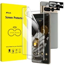 JETech TPU Screen Protector for Google Pixel 7 Pro with Camera Lens Protector