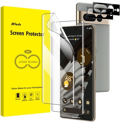 JETech TPU Screen Protector for Google Pixel 7 Pro with Camera Lens Protector