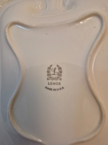 Vintage Lenox Coat Of Arms Ashtray / Plate 7x7 Free Shipping - Picture 12 of 12