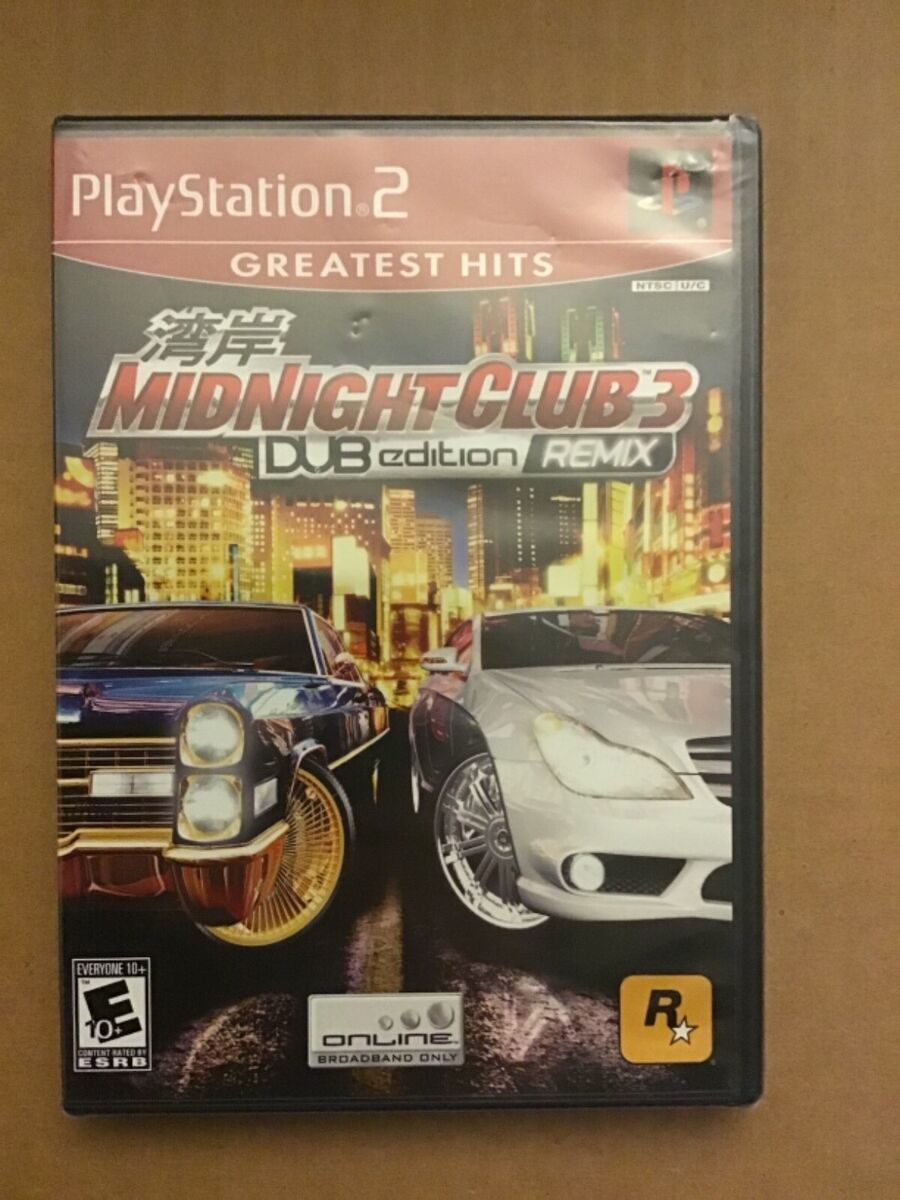 Midnight Club 3: Dub Edition Remix  Midnight club, Remix, Playstation 2