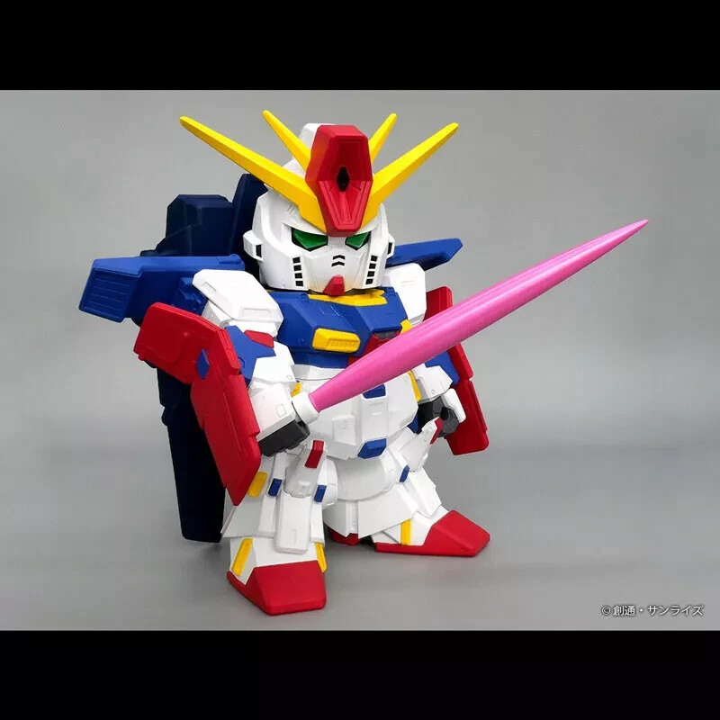 PSL PLEX Jumbo Soft Vinyl Figure SD MSZ-010 SD ZZ Gundam H240mm