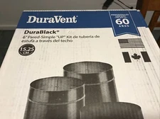 DuraVent 6DBK-KSP DuraBlack Single-Wall Stovepipe for Chimneys