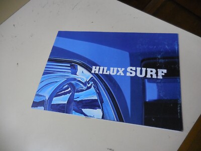 TOYOTA HILUX SURF Japanese Brochure 2003/11 215/210 5VZ-FE 3RZ-FE 1KD-FTV