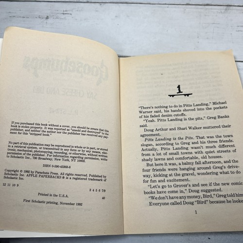 Vtg 90s Goosebumps Book Lot R.L. Stine # 1-4 , # 12 & # 16 Dead House Monster - Picture 11 of 16