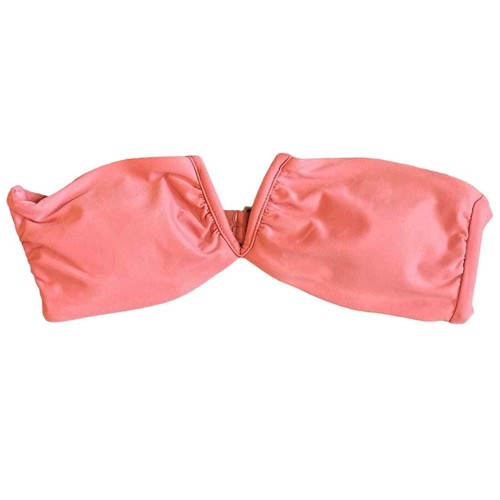 NWT Andie Swim The Scala Bikini Top In Punch Pink Size Small A1 - Picture 3 of 6