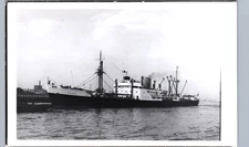 CARGO SHIP "PICARDY" (1957) real photo postcard rppc royal mail lines