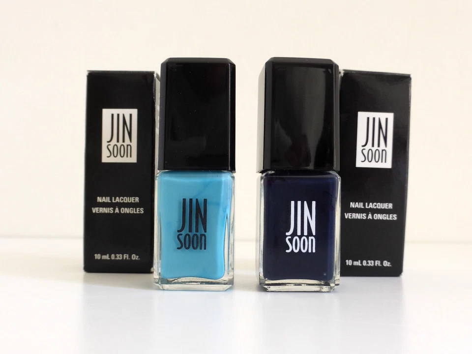 JINsoon USA 2 x Nagellack/Nail Lacquer RHAPSODY 109 + POPPY BLUE 119 je 10ml NEU