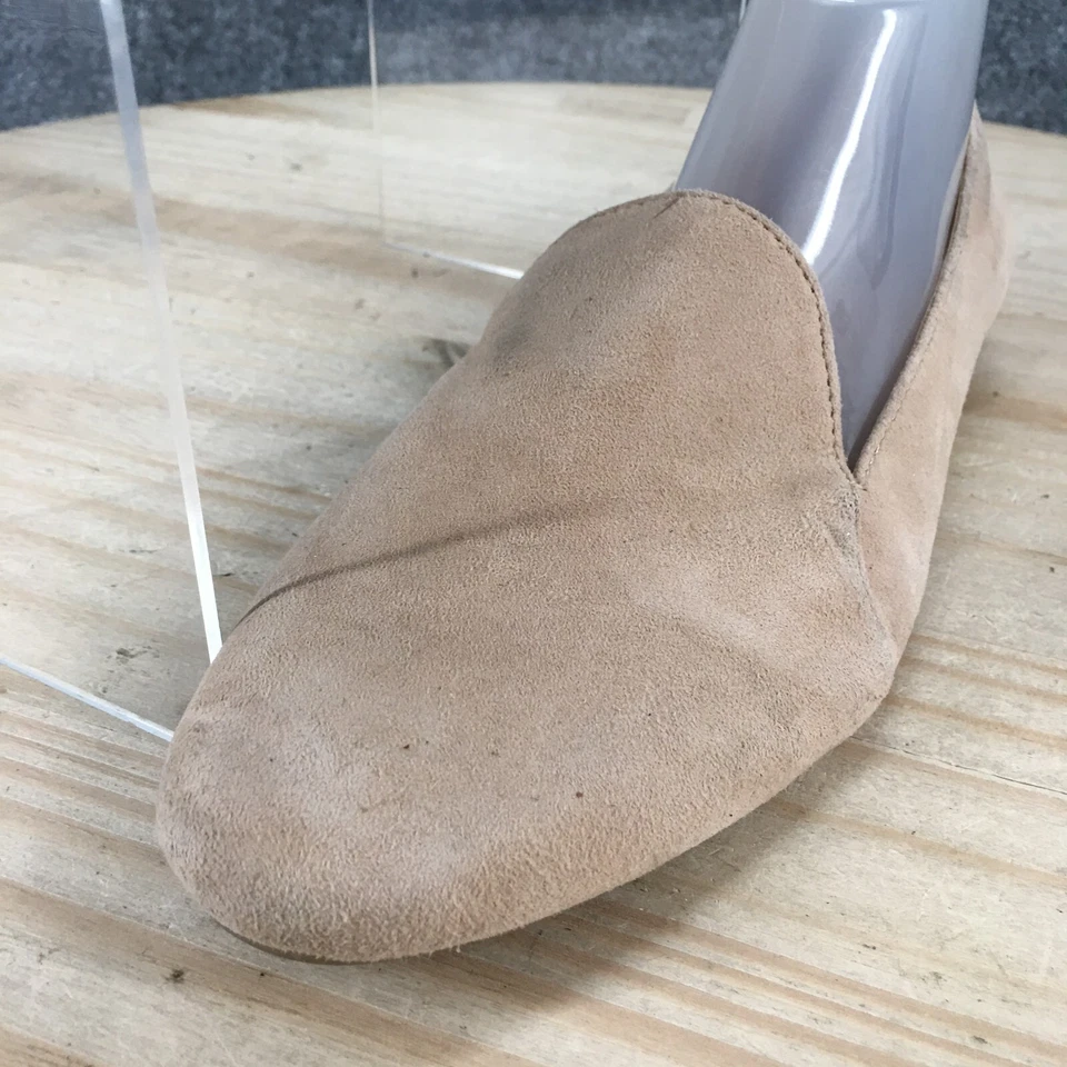 Calvin Klein Zapatos Mujer 6 Orabela Informales Sin Cordones Pisos Mocasín Marrón Gamuza Foto 4 de 4