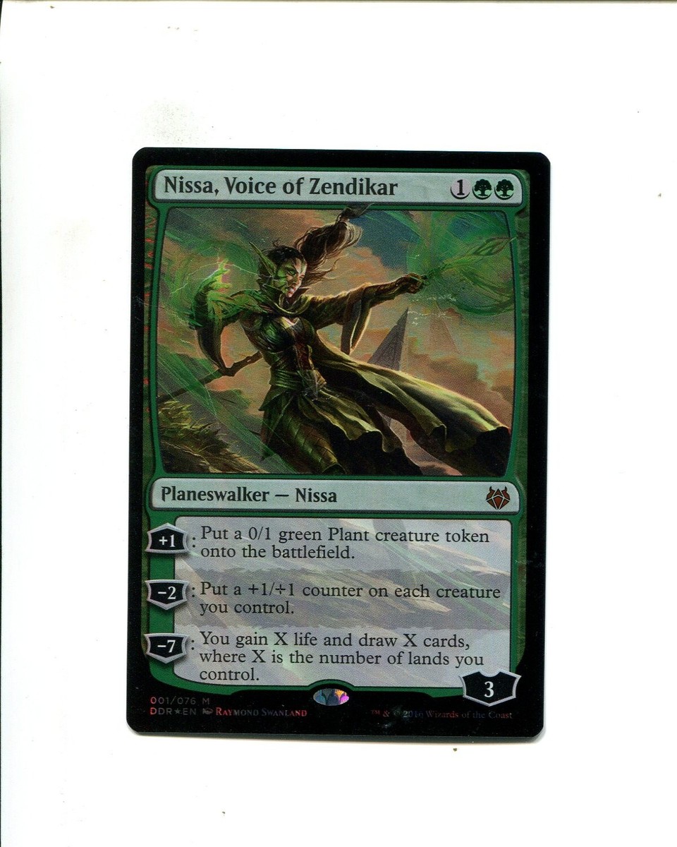 MTG Nissa, Voice of Zendikar 001/076 - Duel Decks / Mythic Foil