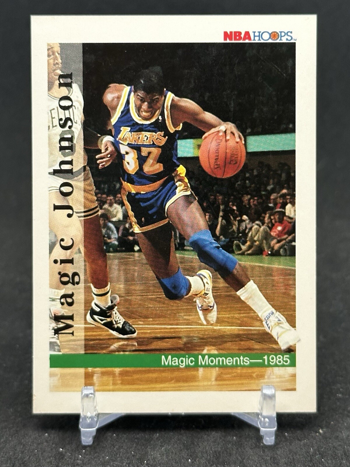 Magic Johnson 1992-93 Hoops Magic Moments 1985 #329 Los Angeles Lakers