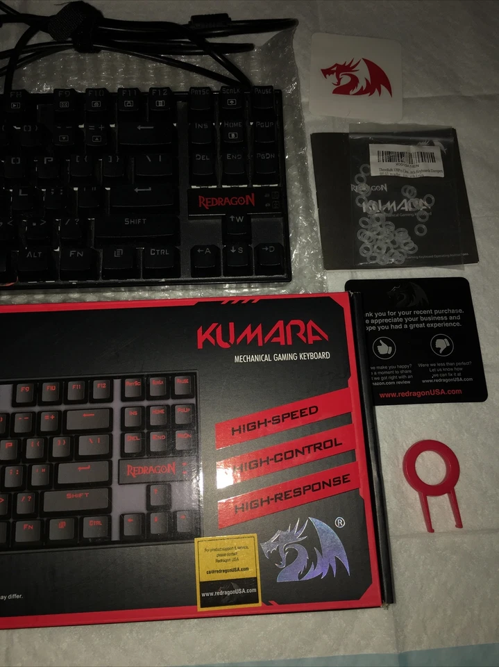 REDRAGON KUMARA MECHANICAL GAMING KEYBOARD. - Image 3 of 4