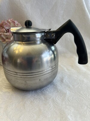 Vintage Stainless Steel Chicago Nicro Coffee Pot Pitcher Mod 500