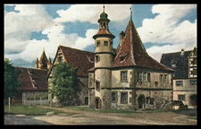 Postcard, artist card, Rothenburg o. T., Hegereiterhaus, 5026-1087