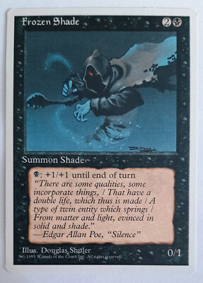  FROZEN SHADE  4. EDITION  NM  BLACK  MAGIC THE GATHERING  MTG