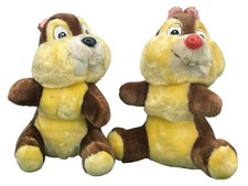Walt Disney World Productions Chip Dale Plush Chipmunks 10" Vintage w TAGS