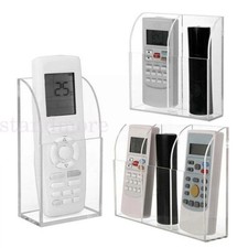 TV Remote Control Holder Wall Mount Acrylic Organizer Acrylic Stand Box Storage