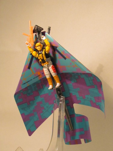 Vintage 1991 GI G.I. Joe ARAH Cloudburst (v1) with Glider - Picture 11 of 12