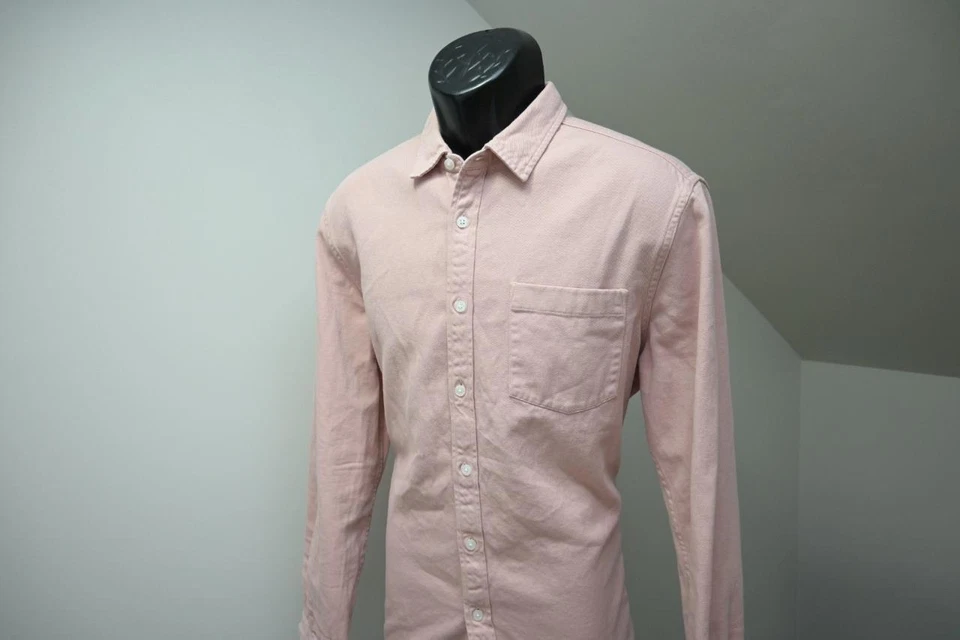 Camisa Topman Abotonada Resistente Campamento Informal Manga Larga Para Hombre Talla Mediana Foto 3 de 4