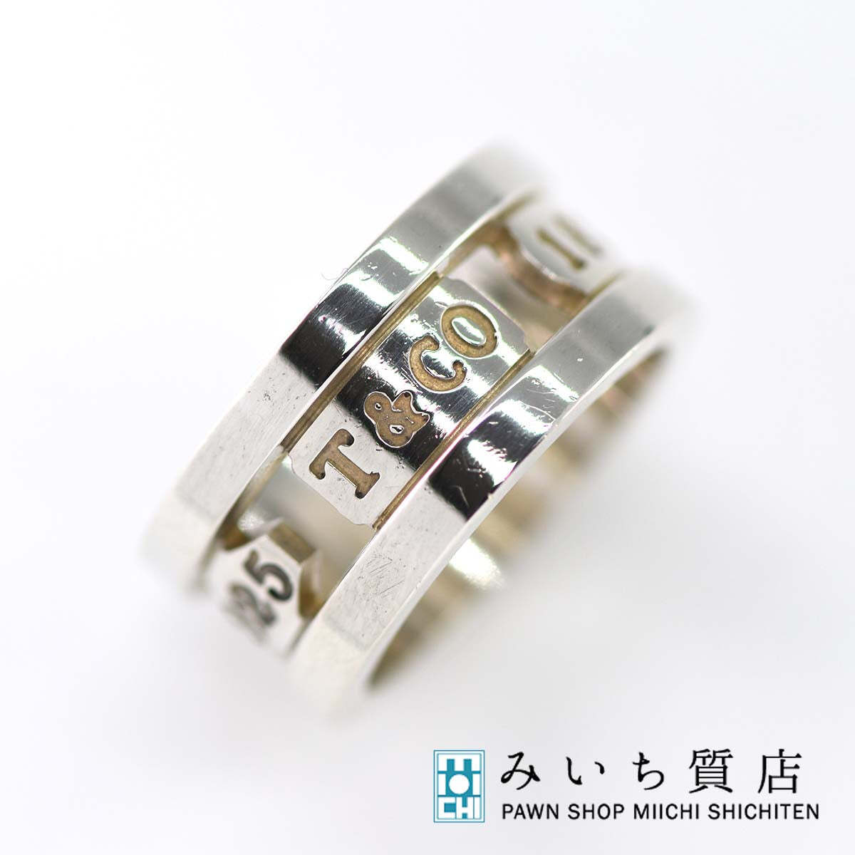 Tiffany & Co. ring element 10.5 SV925 7.7g 1837 H2129 Used Tiffany & Co. ring element 10.5 SV925 7.7g 1837 H2129 Used