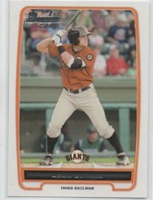 2012 Bowman Prospect #BP44 Adam Duvall BOSTON RED SOX  Rookie Card 23. rookie card picture