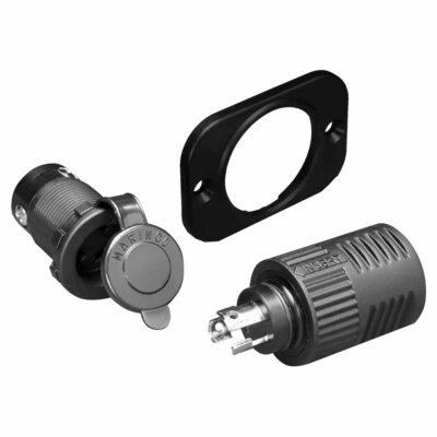 Marinco 12VCP Boat Troll Motor Plug & Receptacle 12V 3-Wire ConnectPro Marine