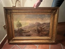 Quadro Dipinto olio su tela, Anni 800, Dimensioni: 77 X 55 (cm).