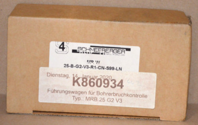 Schneeberger 25-B-G2-V3-R1-CN-S99-LN Führungswagen NEU OVP