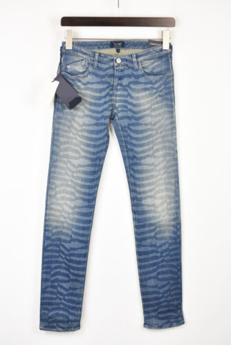 Armani Jeans J06 Skinny Fit Comfort Fabric Jeans Donna Eu 25 con Motivo Zebra - Photo 1/5