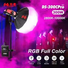 Falcon Eyes DC-300C Pro 300W RGBWW Full Color Led Video COB Light 2800K-10000K 