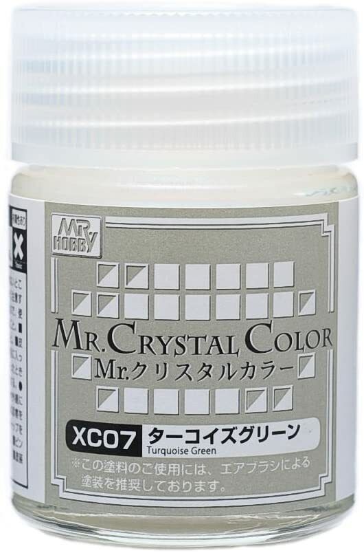 GSI Creos Mr. Hobby Mr Crystal Color XC06 Tourmaline Green 18mL Lacquer Paint