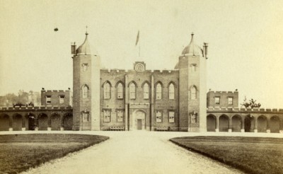 Vereinigtes Königreich Woolwich Architektur altes CDV Foto Osborn 1865
