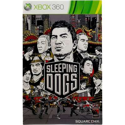 (Manual Only) Sleeping Dogs - Microsoft Xbox 360 Pristine Tested Authentic