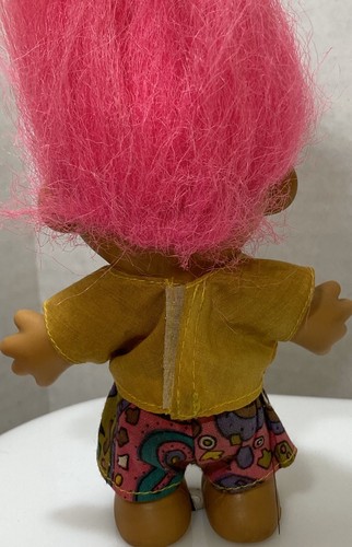 Troll Doll 5" I'm the BIG Brother Shirt Pink Hair Vintage Russ - Picture 3 of 6