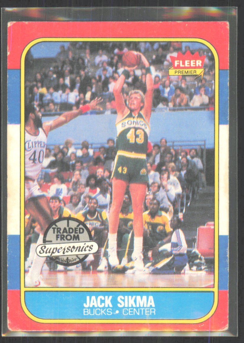1986-87 Fleer Jack Sikma Milwaukee Bucks #102