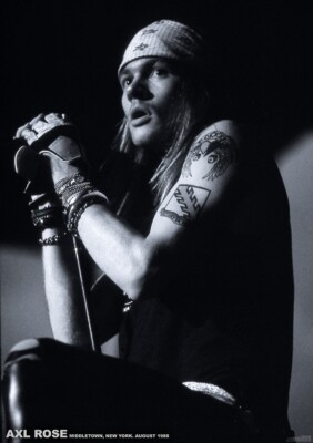 Poster GUNS `N ROSES - Axl Rose - New York Aug 1988 ca60x85cm NEU 15439