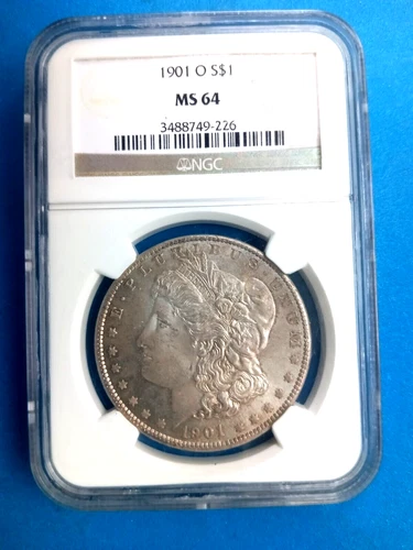 1901 O Morgan Silver Dollar $1 NGC MS64