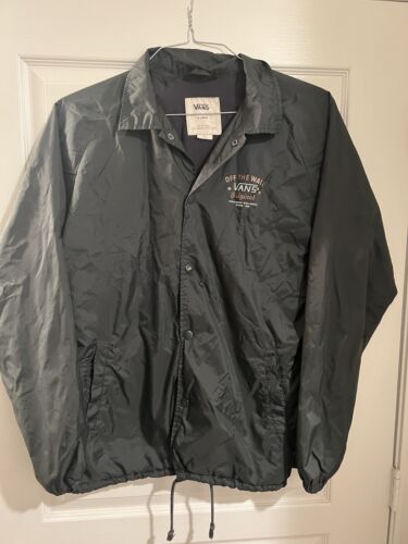 Vans Off The Wall Original Classics Mens Size XL Full Snap Longsleeve Jacket
