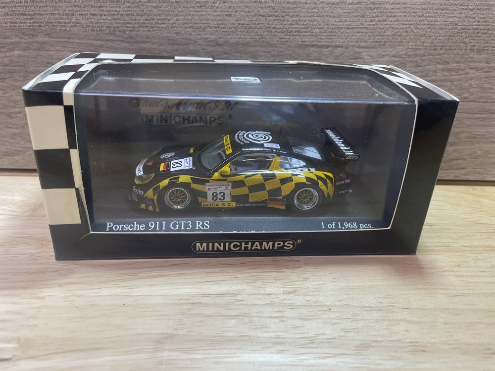 1/43 Minichamps Porsche 911 GT3 RS 2001 24 Hours LeMans car #83 Limited 1/1968