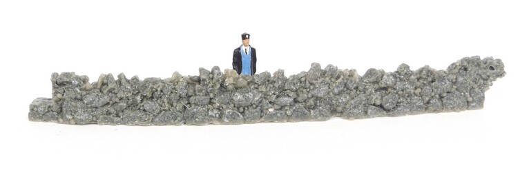 OO Gauge Curved Rough Dry Stone Walling