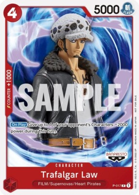 #ad Trafalgar Law P 017 LP One Piece $2.10