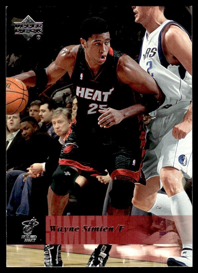 2006 Upper Deck #100 Wayne Simien – Heat