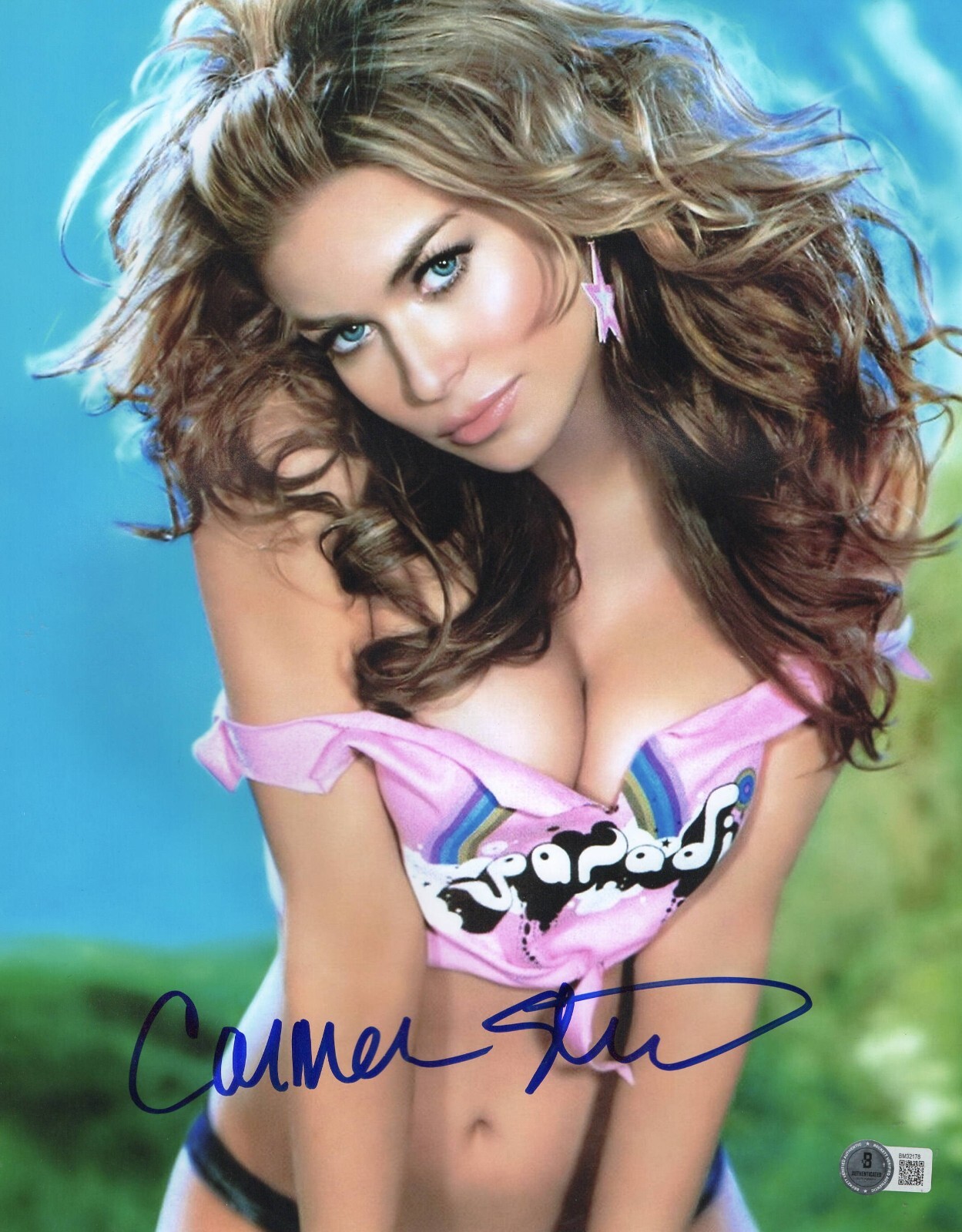 CARMEN ELECTRA autograph fhoto 11×14 Hot Sexy Carmen Electra Signed 11×14 Photo Authentic Autograph
