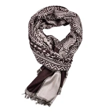 Men's Winter Fashion Versatile Neckwear Plaid Short Tassel Scarf Men's Gift