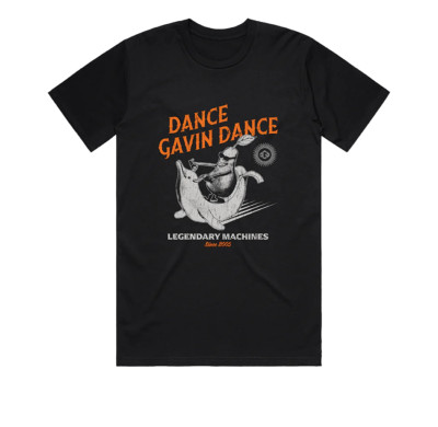 Rare Dance Gavin Dance Legend Black Cotton Size S-4XL T-Shirt