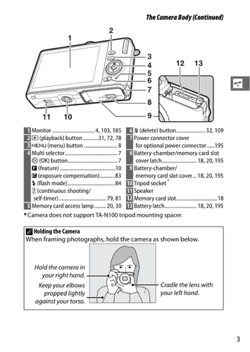 Nikon 1 J4 — Guía manual de referencia del usuario — 262 páginas — Impreso y encuadernado en EE. UU. - Imagen 10 de 10