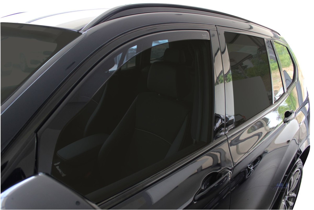 Deflettori D'Aria Per BMW X3 F25 (2011-2017) - 4 Pezzi, Oscurati, Con Installazione Senza Attrezzi - Foto 11
