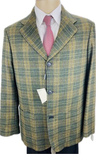 BURBERRY Tweedsakko 50 Kaschmir Herren Jacke Jackett Sakko Anzug Jagd Tweed NEU - Bild 1 von 8